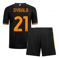 Dětský fotbalový dres AS Roma Paulo Dybala #21 2023-24 Třetí Krátký Rukáv (+ trenýrky)